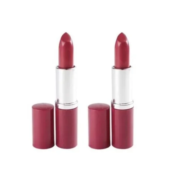 CLINIQUE 3-Pc Gift Set – 2 Love Pop #13 Lipsticks + Cheetah Print Cosmetic Bag - Picture 6 of 14